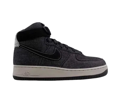 Nike Women's Air Force 1 Hi SE "Denim Black/Dark Grey-Cobblestone"