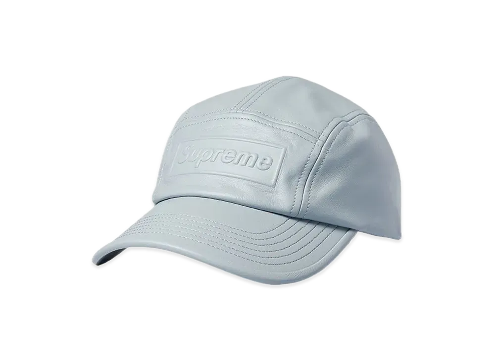 Supreme GORE-TEX Leather Camp Cap "Grey"