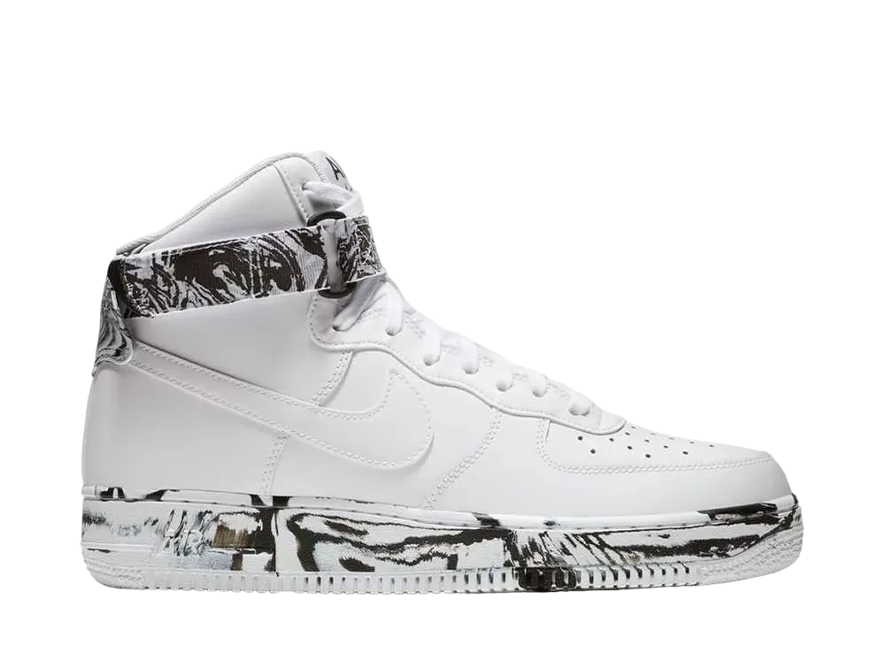 Nike Air Force 1 High "Dip Dye White Black"
