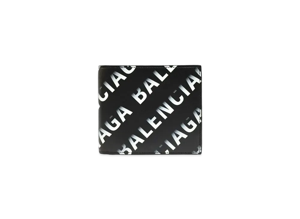 BALENCIAGA Cash Square Wallet "Black"