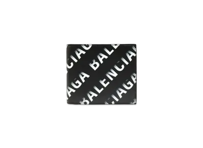 BALENCIAGA Cash Square Wallet "Black"