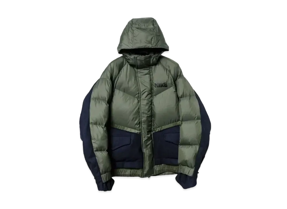 Nike x Sacai Mens Down Parka "Sequoia"