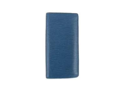 Louis Vuitton Epi Portefeuille Brazza "Blue Celeste"