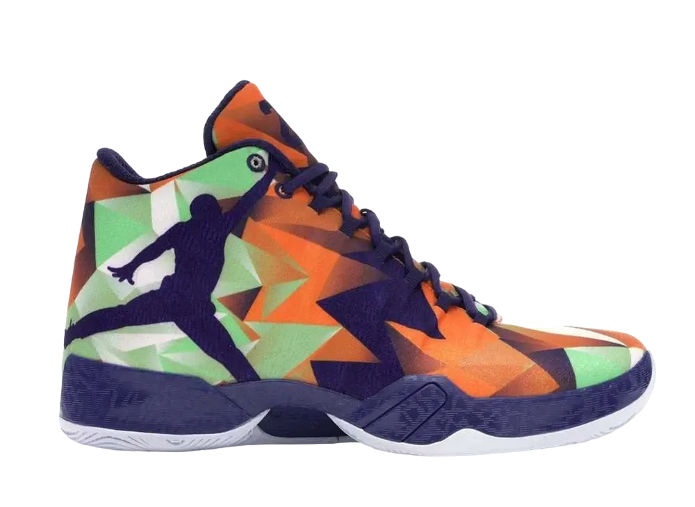 Nike Air Jordan 29 Hare "Bright Mandarin/Ink White Light Poison Green"