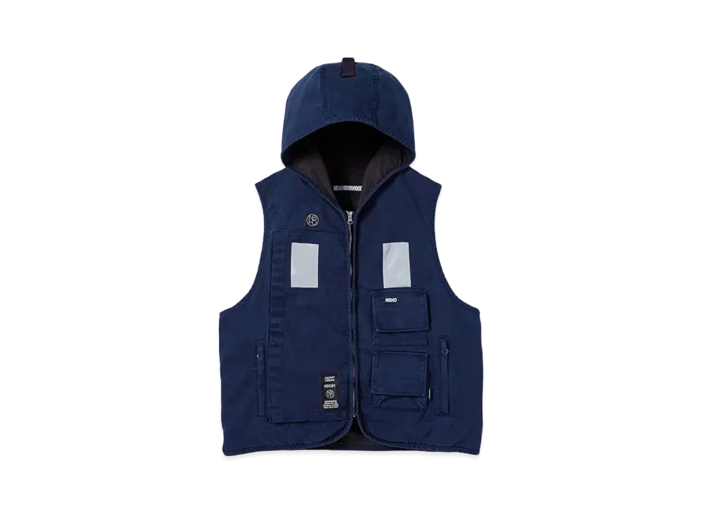 NEIGHBORHOOD LS / C-VEST "Navy"
