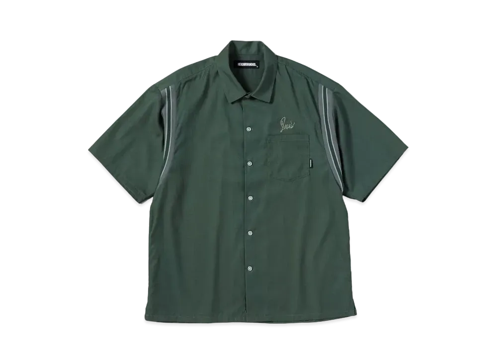 NEIGHBORHOOD BOWLING / LC-SHIRT . SS "Green"
