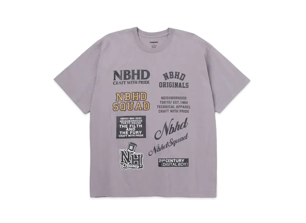 NEIGHBORHOOD NH-11 / C-TEE . SS "Gray"