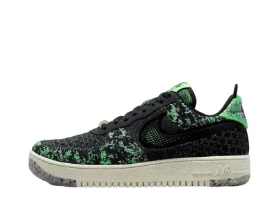 Nike Air Force 1 Low Crater Flyknit "Black Volt"