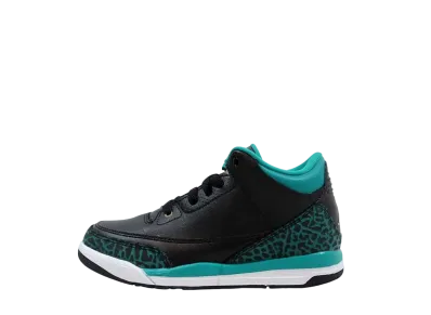 Nike PS Air Jordan 3 Retro "Black Metallic Gold Rio Teal"