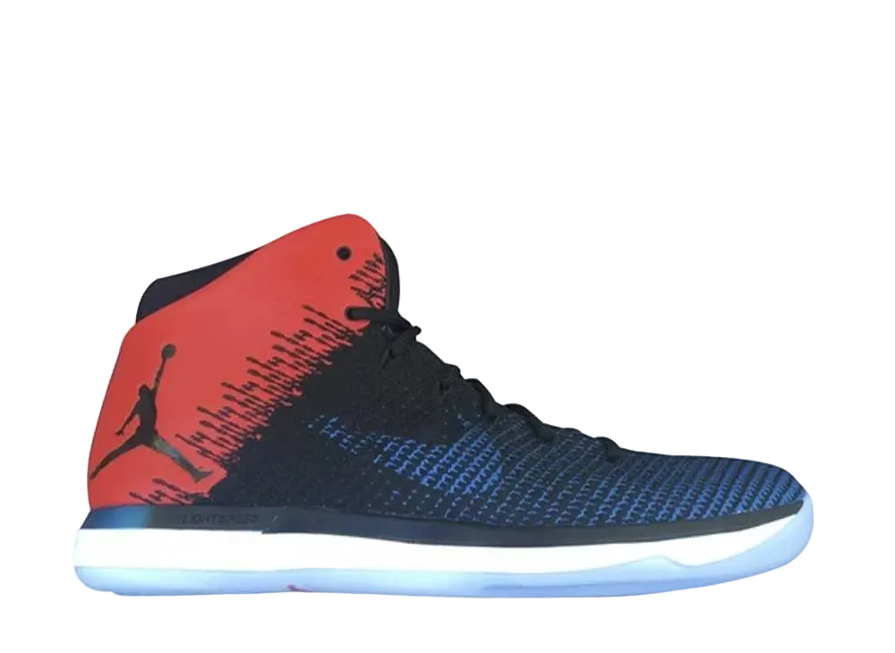 ナイキ エアジョーダン31 クェイ 54 PE "ブラック/ブラック ホワイト ユニバーシティ レッド イタリー ブルー" (2017) 