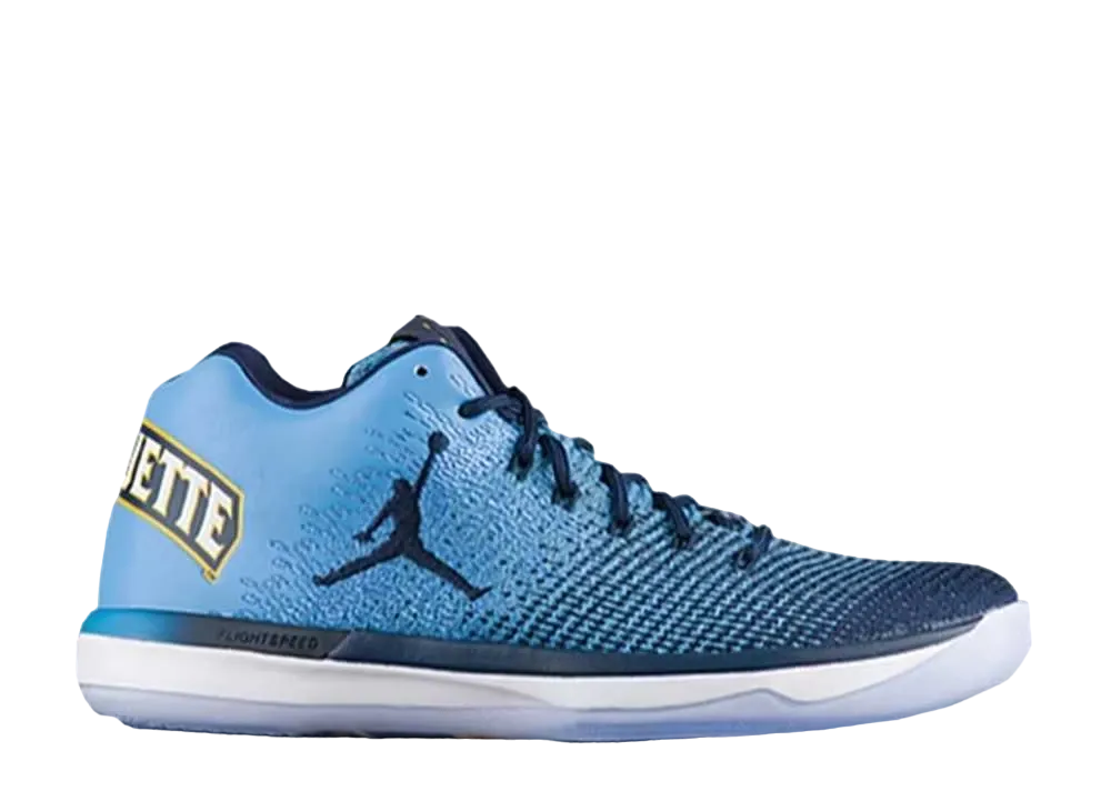 Nike Air Jordan XXX1 Low Marquette "University Blue/Amarillo Midnight Navy"