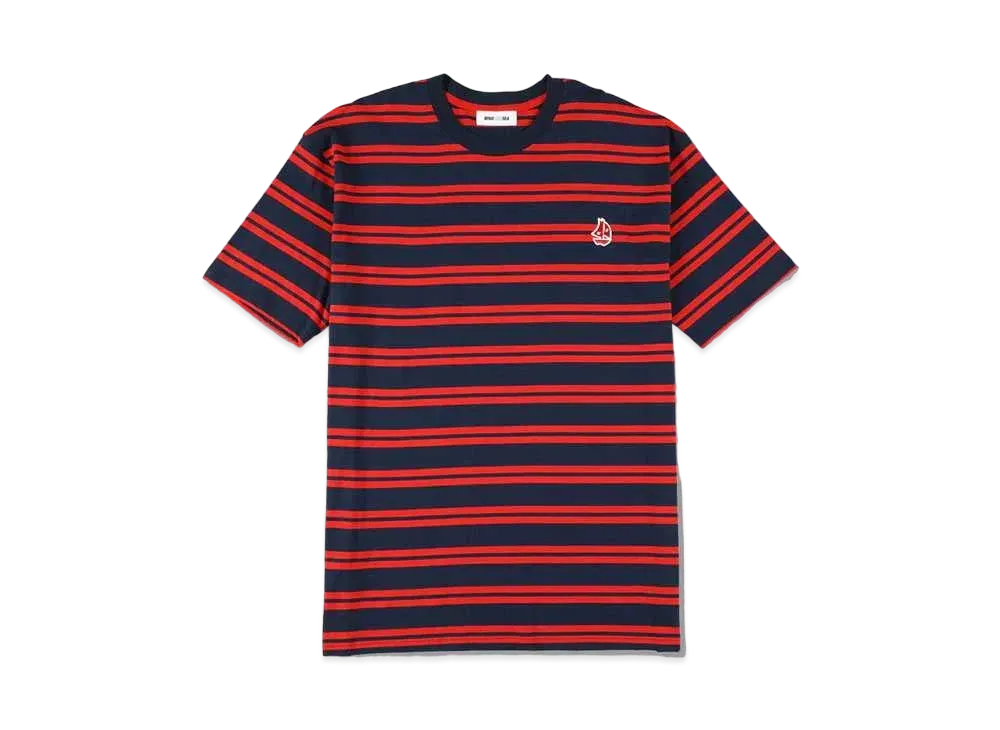 WIND AND SEA WDS(SAIL-BOAT) BORDER T-SHIRT 