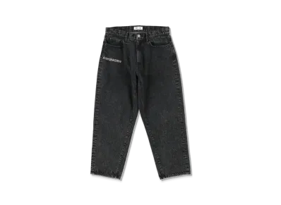 WIND AND SEA WDS A32 (INVERT) MID RISE WIDE TAPERED JEANS "Black"