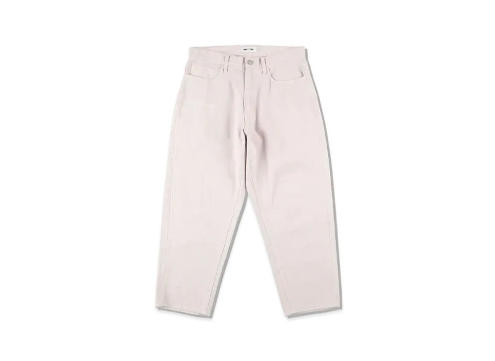 WIND AND SEA WDS A32 (INVERT) MID RISE WIDE TAPERED JEANS "Ivory"