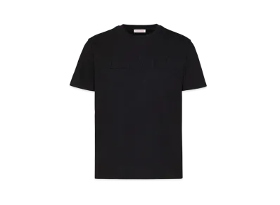 Valentino Embossed Crewneck T-shirt "Black"