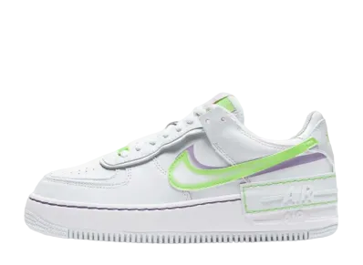 Nike Women's Air Force 1 Low Shadow "White Electric Green"