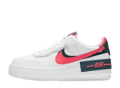 Nike Women's Air Force 1 Low Shadow "White Solar Red"