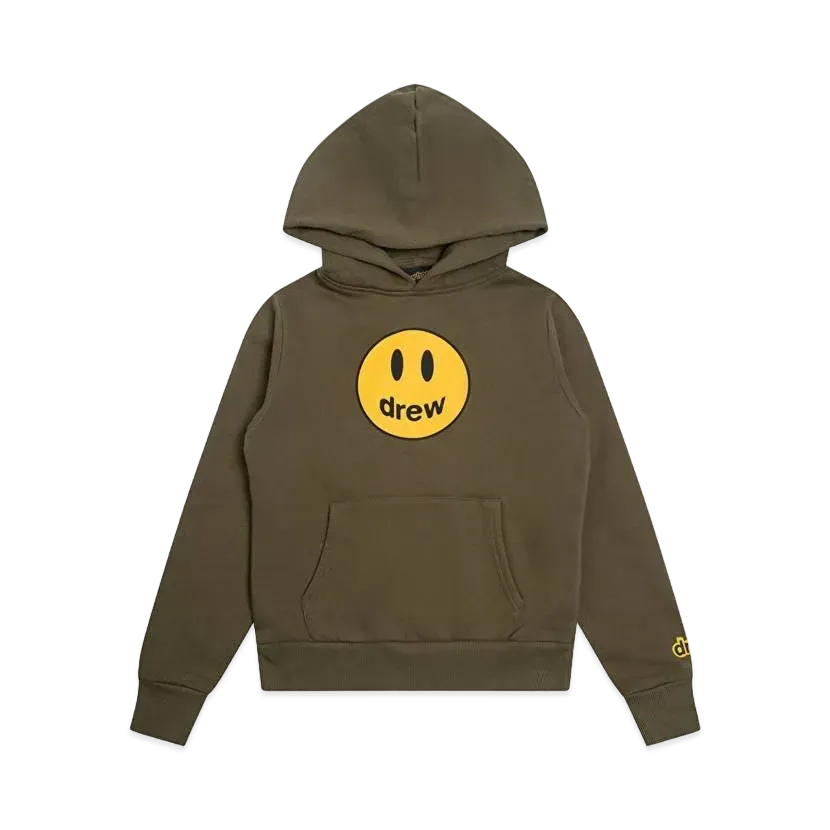 drew house mini drew mascot hoodie "Midnight Olive"