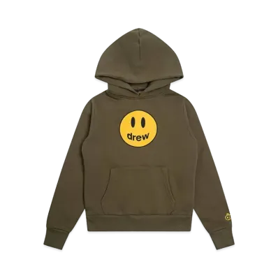 drew house mini drew mascot hoodie "Midnight Olive"