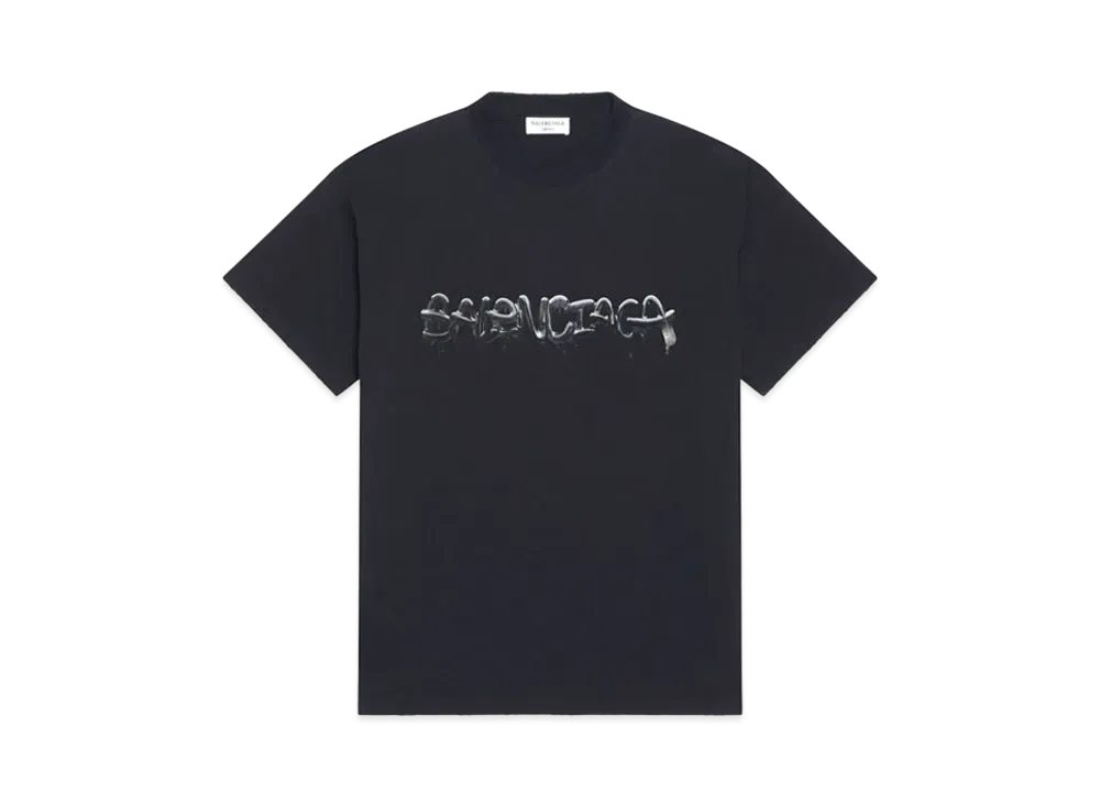 BALENCIAGA Slime T-shirt Medium Fit "Black"