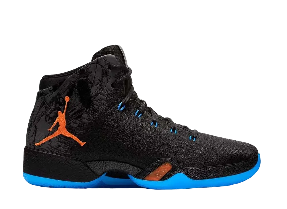 ナイキ エアジョーダン31 ラッセル ウェストブルック MVP "ブラック/トータル オレンジ ブルー ヒーロー"