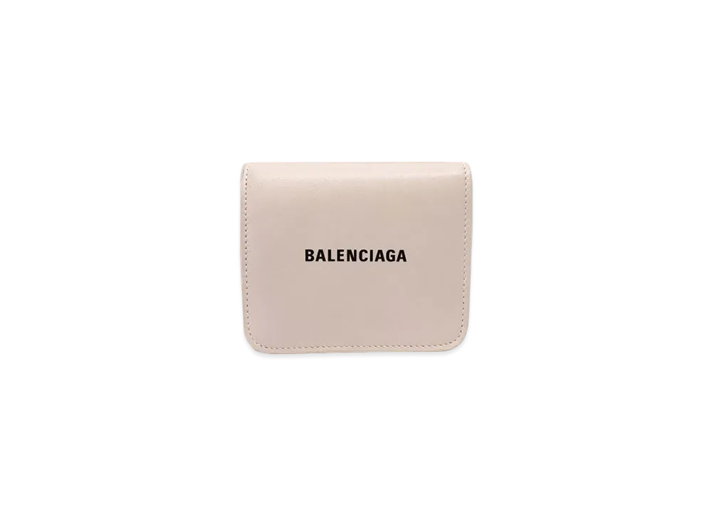 BALENCIAGA Cash Flap Coin And Card Holder "Pink"