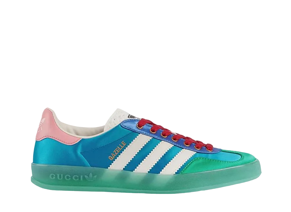 GUCCI × adidas Women's Gazelle "Blue"