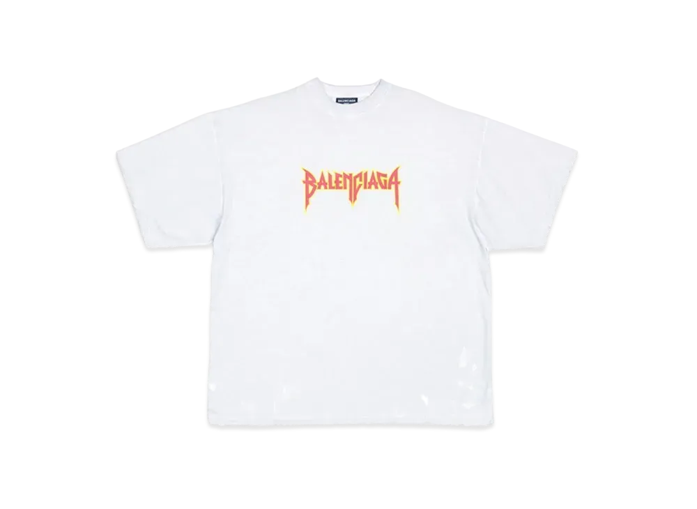 BALENCIAGA Metal T-shirt Oversized "White"