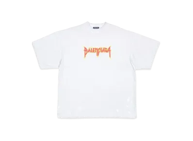 BALENCIAGA Metal T-shirt Oversized "White"