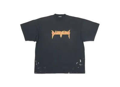 BALENCIAGA Metal T-shirt Oversized "Black"