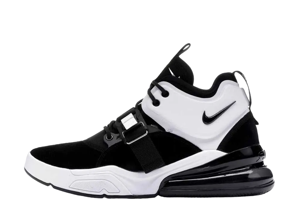 ナイキ エアフォース 270 "ブラック ホワイト シルバー"