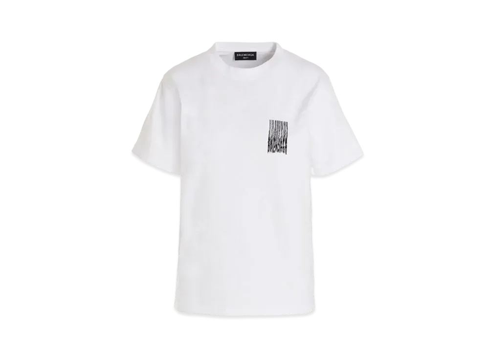 BALENCIAGA Barcode T-shirt "White"