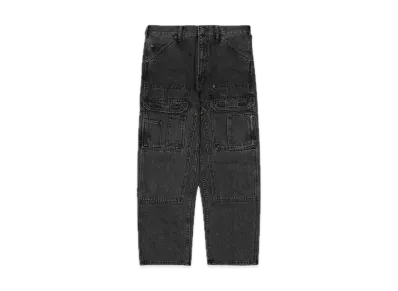 Supreme Double Knee Denim Utility Pant "Black"