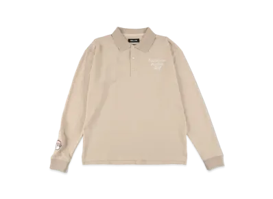 WIND AND SEA MALBON X WDS L/S POLO "Beige"