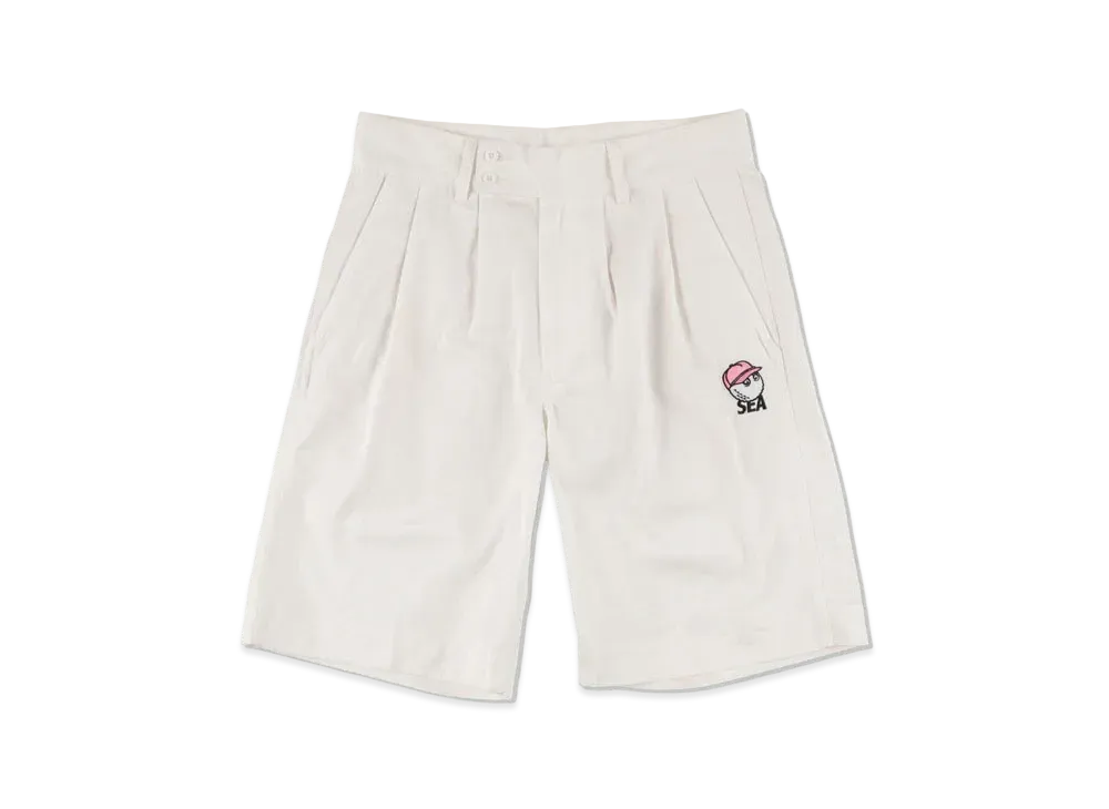 WIND AND SEA MALBON X WDS GURKHA SHORTS "White"