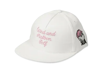 WIND AND SEA MALBON X WDS SNAP BACK CAP "White"