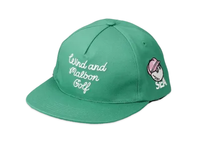 WIND AND SEA MALBON X WDS SNAP BACK CAP "Green"
