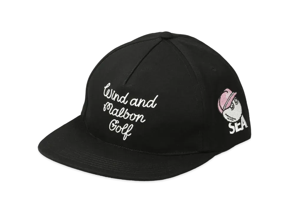 WIND AND SEA MALBON X WDS SNAP BACK CAP "Black"