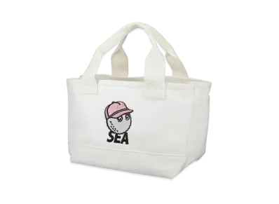 WIND AND SEA MALBON X WDS TOTE BAG "White"