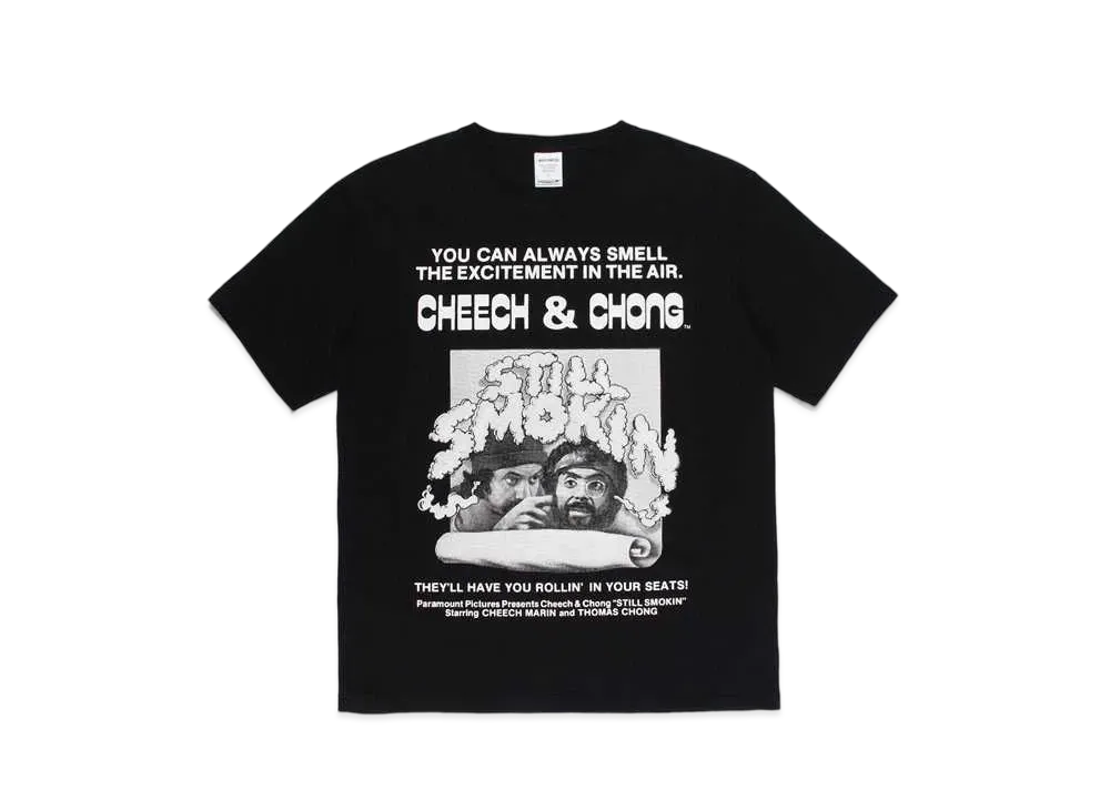 WACKO MARIA STILL SMOKIN' / WASHED HEAVY WEIGHT T-SHIRT #3 "Black"