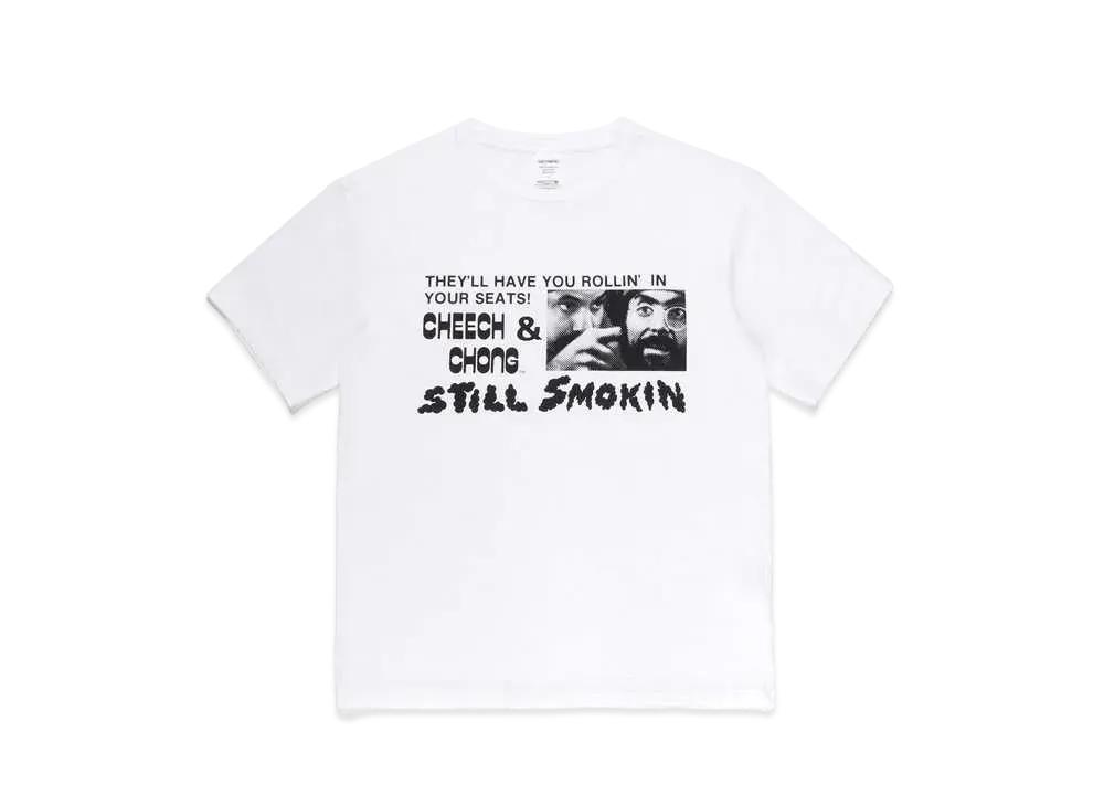 WACKO MARIA STILL SMOKIN' / WASHED HEAVY WEIGHT T-SHIRT #4 "White"