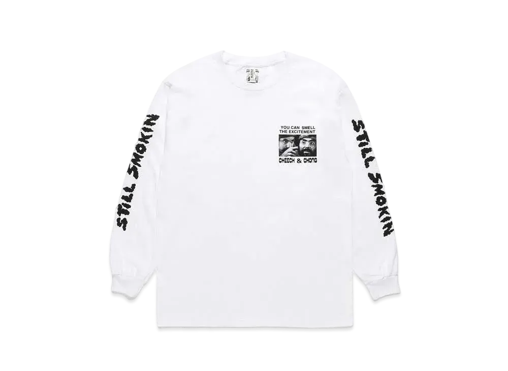 WACKO MARIA STILL SMOKIN' / LONG SLEEVE T-SHIRT #2 "White"
