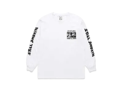 WACKO MARIA STILL SMOKIN' / LONG SLEEVE T-SHIRT #2 "White"