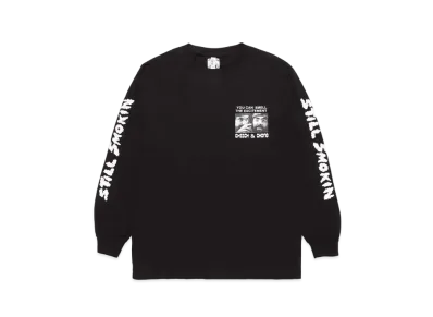 WACKO MARIA STILL SMOKIN' / LONG SLEEVE T-SHIRT #2 "Black"