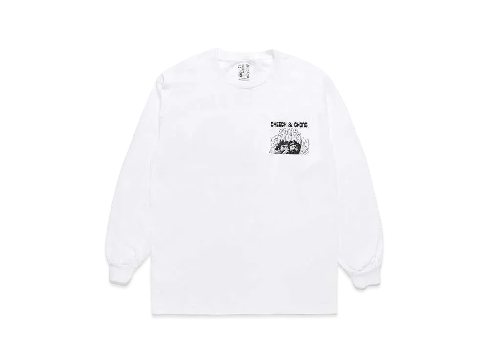 WACKO MARIA STILL SMOKIN' / LONG SLEEVE T-SHIRT #3 "White"