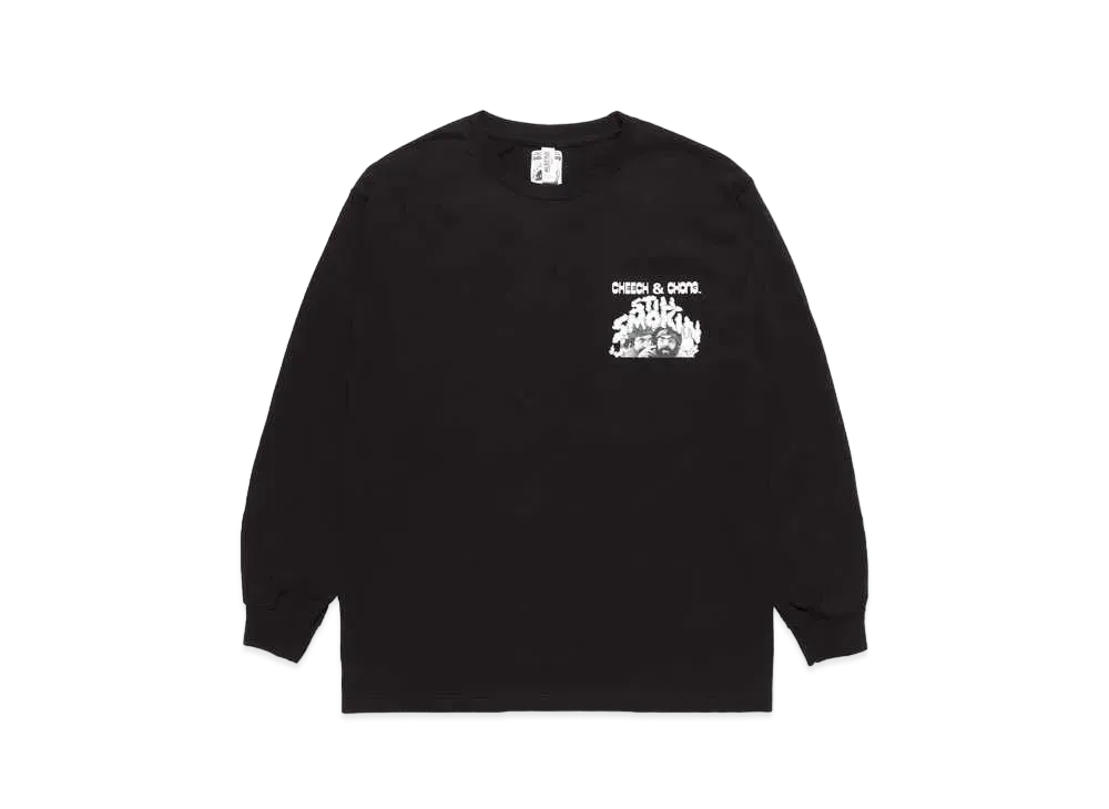 WACKO MARIA STILL SMOKIN' / LONG SLEEVE T-SHIRT #3 "Black"