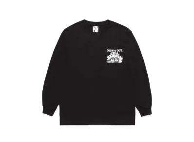 WACKO MARIA STILL SMOKIN' / LONG SLEEVE T-SHIRT #3 "Black"