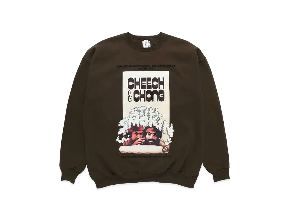 WACKO MARIA STILL SMOKIN' / SWEAT SHIRT #1 "Brown"