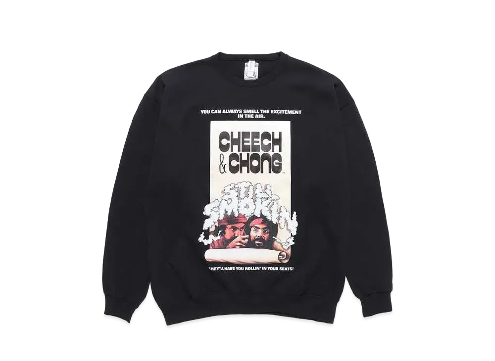 WACKO MARIA STILL SMOKIN' / SWEAT SHIRT #1 "Black"