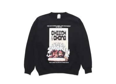 WACKO MARIA STILL SMOKIN' / SWEAT SHIRT #1 "Black"